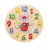 Viga 56171 Drewniany zegar z sorterem kształtów